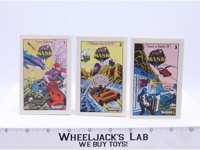 M.A.S.K Lot of 3 Mini Comic Books Issue #1 # 2 #3 Vintage 1985 Kenner