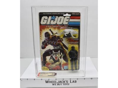 Snake Eyes W/ Timber AFA 90 90/95/95 Archival 4/36 Back Grey Card 1985 GI Joe