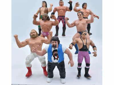 Lot of 8 1980's WWF LJN Titan Sports 8