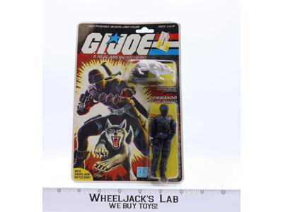 Snake Eyes Commando G.I. Joe 1985 Hasbro Vintage Action Figure NEW MOSC SEALED