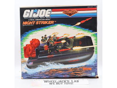 Night Striker 100% Complete W/Box GI Joe Night Force 1988 Hasbro Vehicle NEW MIB