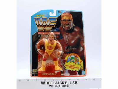 Hulk Hogan FRENCH Card WWF Wrestling 1991 Hasbro NEW MOSC SEALED