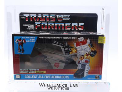 Silverbolt AFA GRADED 75 75/90/85 G1 Transformers Tape Seal No Color Break