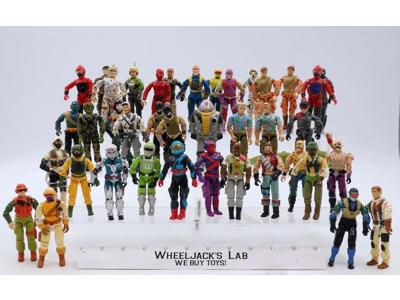 Lot of 40 GI Joe Action Figures Hasbro 1980s - 1990s Vintage UNBROKEN