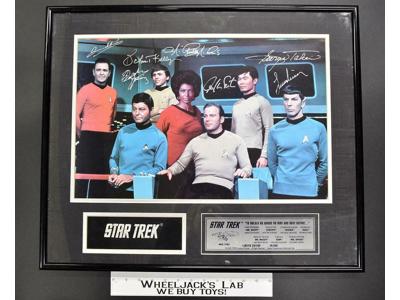The Crew of the USS Enterprise Star Trek Original Series AUTOGRAPHED #38/500
