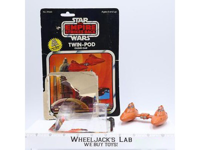 Twin Pod Cloud Car DIE-CAST W/CARD & BUBBLE Star Wars ESB 1980 Kenner Vehicle