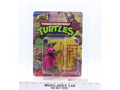  Soft Head AFA GRADED 85 85/80/85 TMNT 1988 Playmates NEW SEALED Splinter Soft Head 