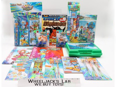 Lot of Digimon Stampers Folders Book Covers School Supplies Merch Fun-4-All NEW