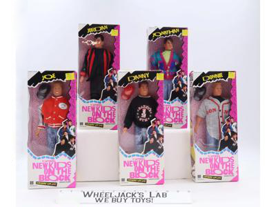 Lot of 5 New Kids on the Block NKOTB Fashion Figures 1990 Hasbro NEW SEALED