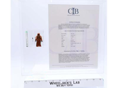 Jawa VINYL CAPE Hong Kong AFA GRADED 85 Star Wars 1977 Kenner Action Figure