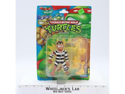 Scratch TMNT Warriors of the Forgotten Sewer Turtles 1993 Playmates NEW MOSC