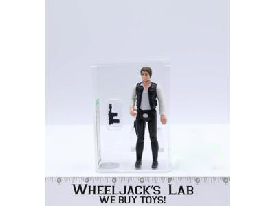 Han Solo Small Head Molded Legs AFA 80 Star Wars 1977 Kenner Action Figure