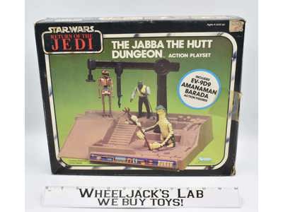 Jabba the Hutt Dungeon Playset NEW MINT Star Wars ROTJ 1984 Kenner Playset