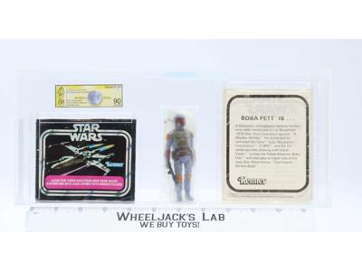 Boba Fett Mail Away Sealed SW-D Baggie APG GRADED 90 Star Wars 1979 Kenner AFA