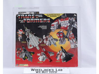 Superion Giftset Sealed AFA GRADED 70 70/80/85 Archival G1 Transformers Hasbro