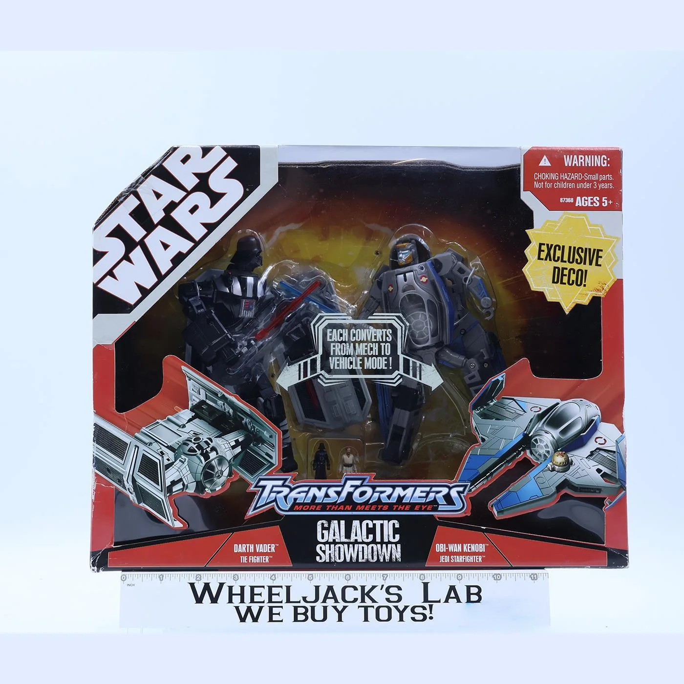 Tie Fighter & Jedi Starfighter Star Wars Transformers/Galactic Showdown2007 MISB