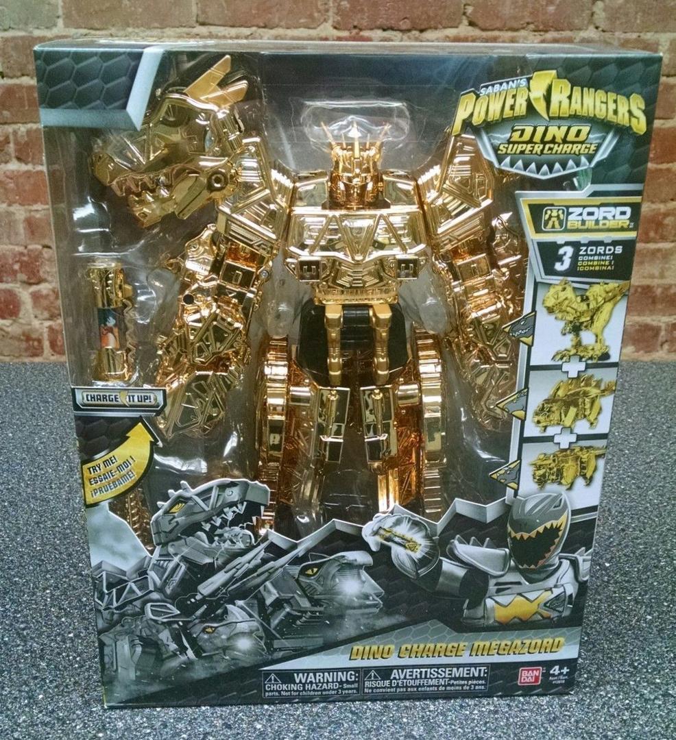 Bandai Power Rangers Dino Super Charge Dino Charge Megazord – Gold Edition