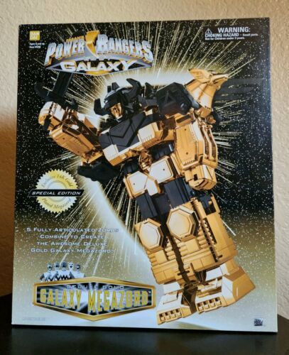 Bandai Power Rangers Lost Galaxy - Galaxy Megazord - F.A.O. Schwarz 14k Gold Special Edition