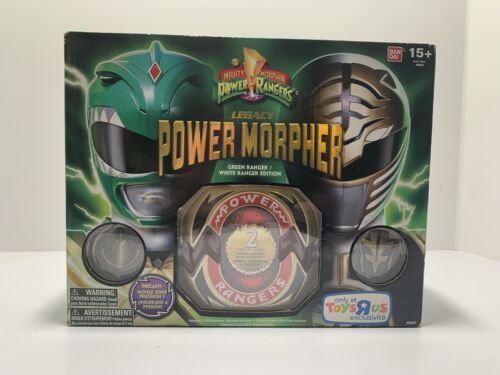 Bandai Mighty Morphin’ Power Rangers Legacy Power Morpher Green/White Ranger – Toys’R’Us Exclusive