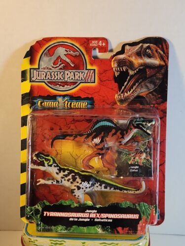Hasbro Jurassic Park III CamoXtreme Tyrannosaurus Rex/Spinosaurus (2003)