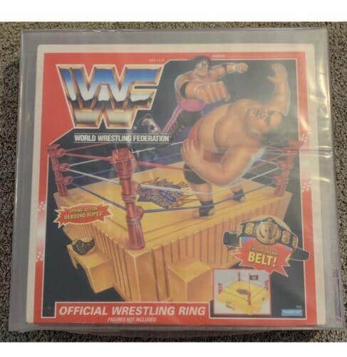 Hasbro WWF King of the Ring Playset (1993) CAS 85+