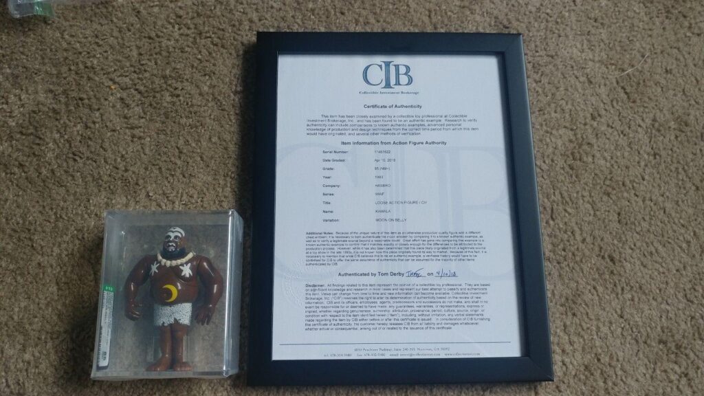 Hasbro WWF Moon Belly Kamala AFA 85+