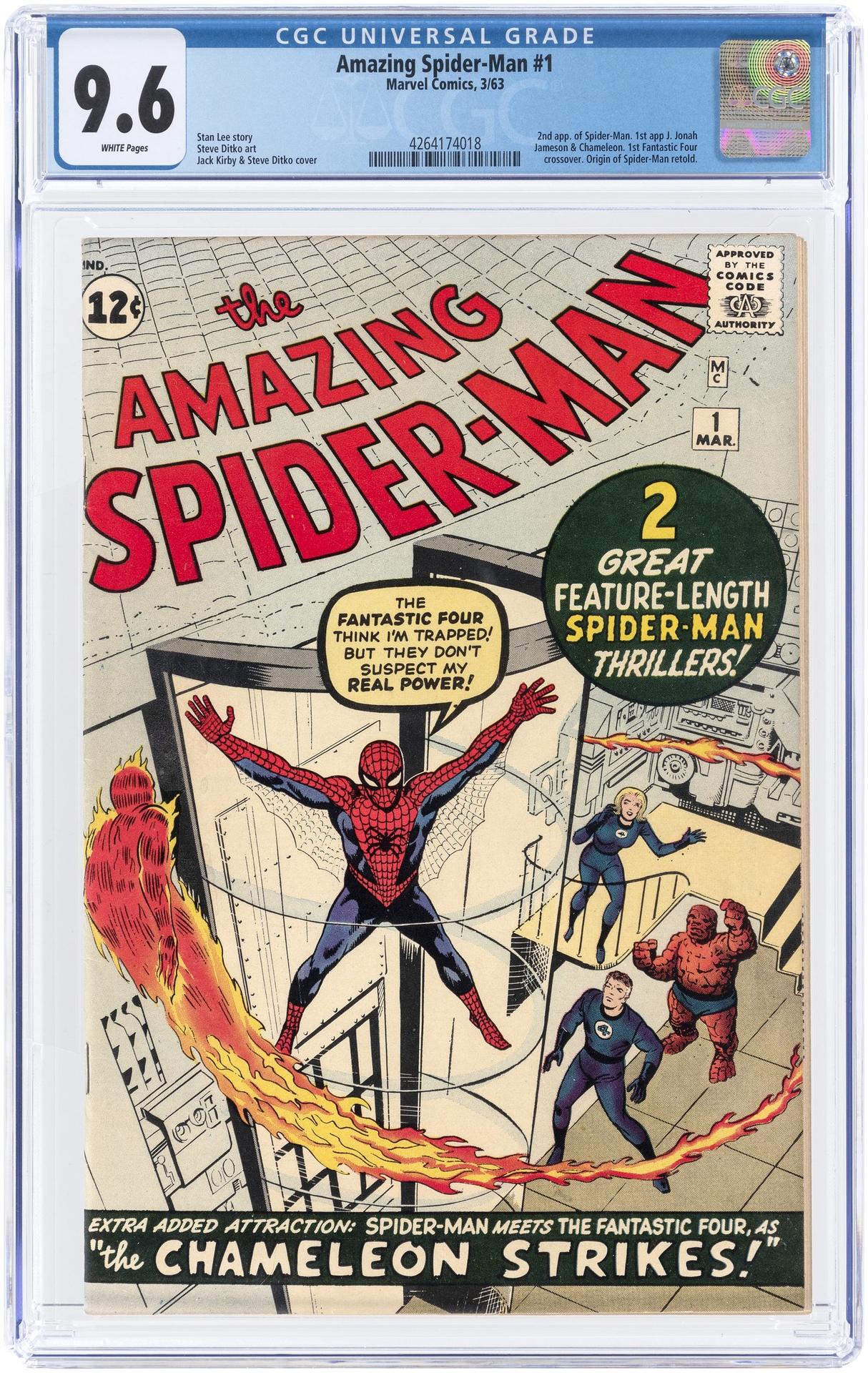 Marvel The Amazing Spider-Man #1 with CGC grade 9.6