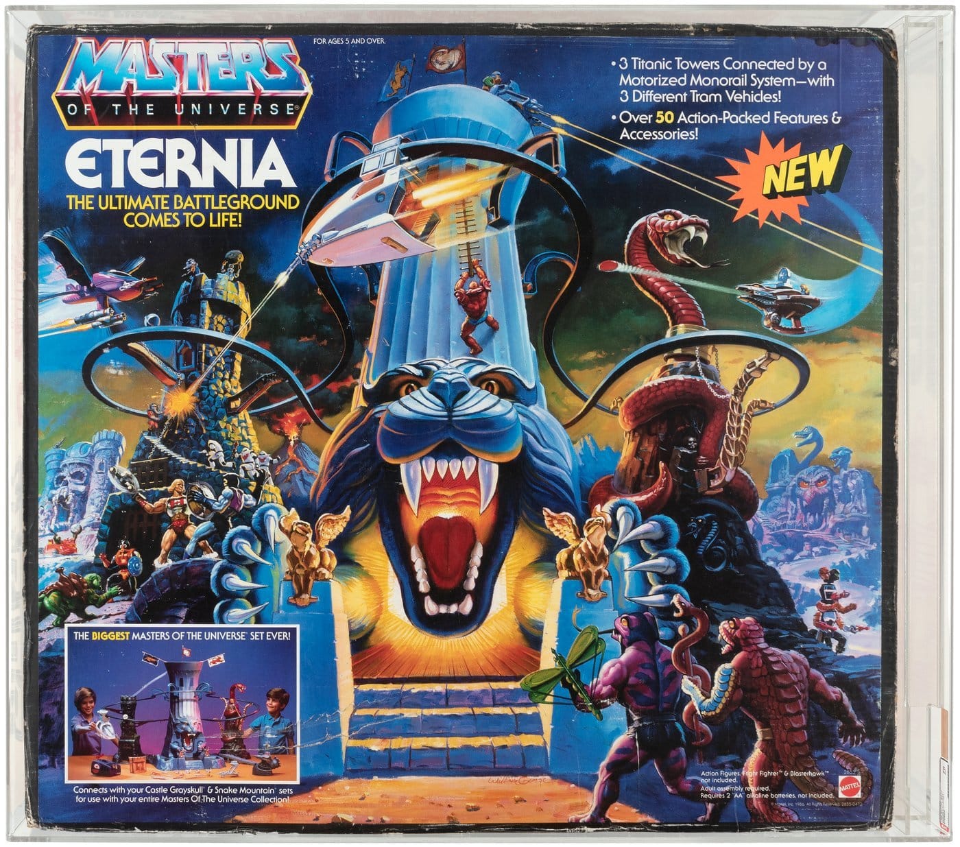 Mattel Masters of the Universe Eternia Series 5 Playset (1986) AFA 70 EX+