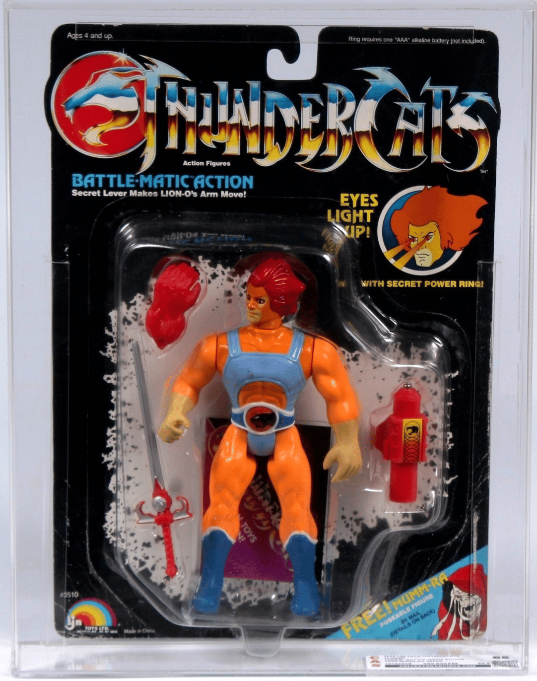 LJN ThunderCats 1985 Lion-O AFA 80