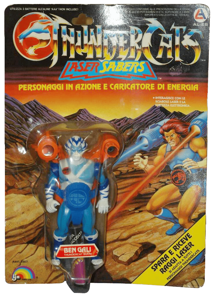 LJN ThunderCats Laser Sabers Ben Gali AFA 80