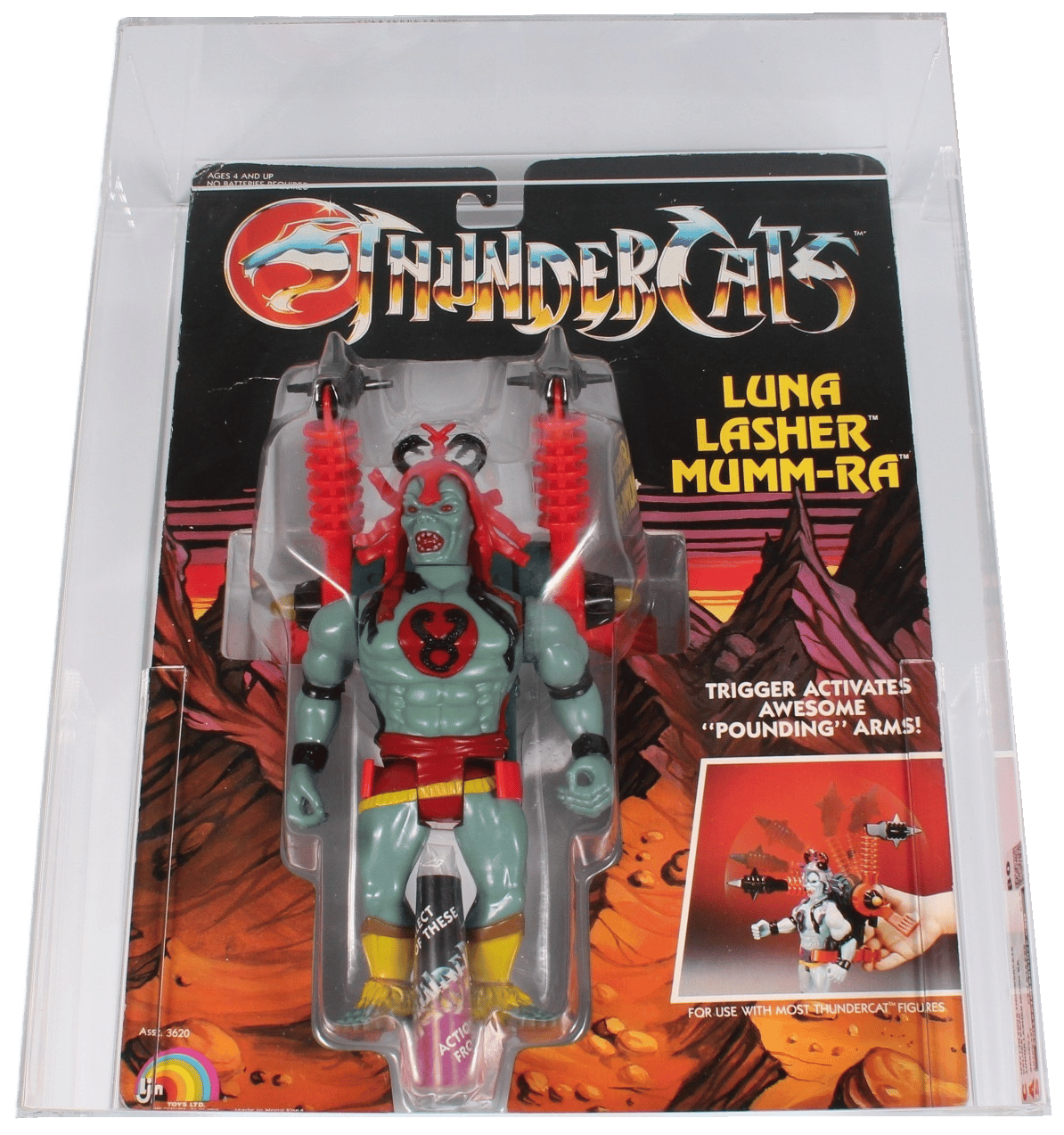 LJN ThunderCats Luna Lasher Mumm-Ra AFA 85