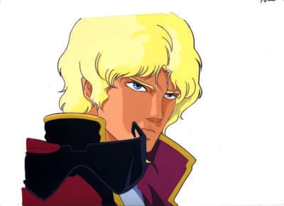 Z/Zeta Gundam Anime Cel of Char Aznable