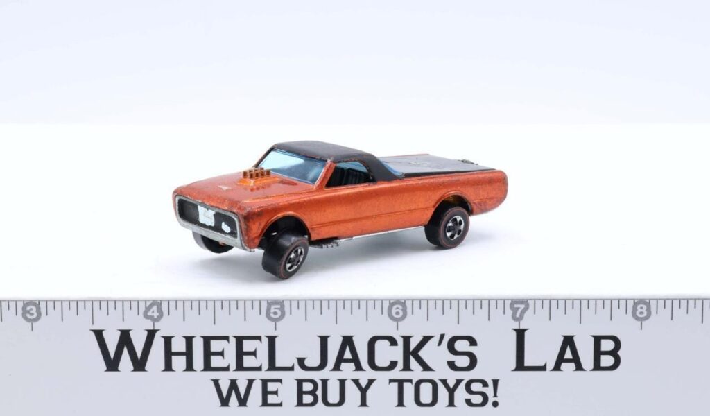 Hot Wheels Redline Custom Fleetside Orange Over Chrome (1968)