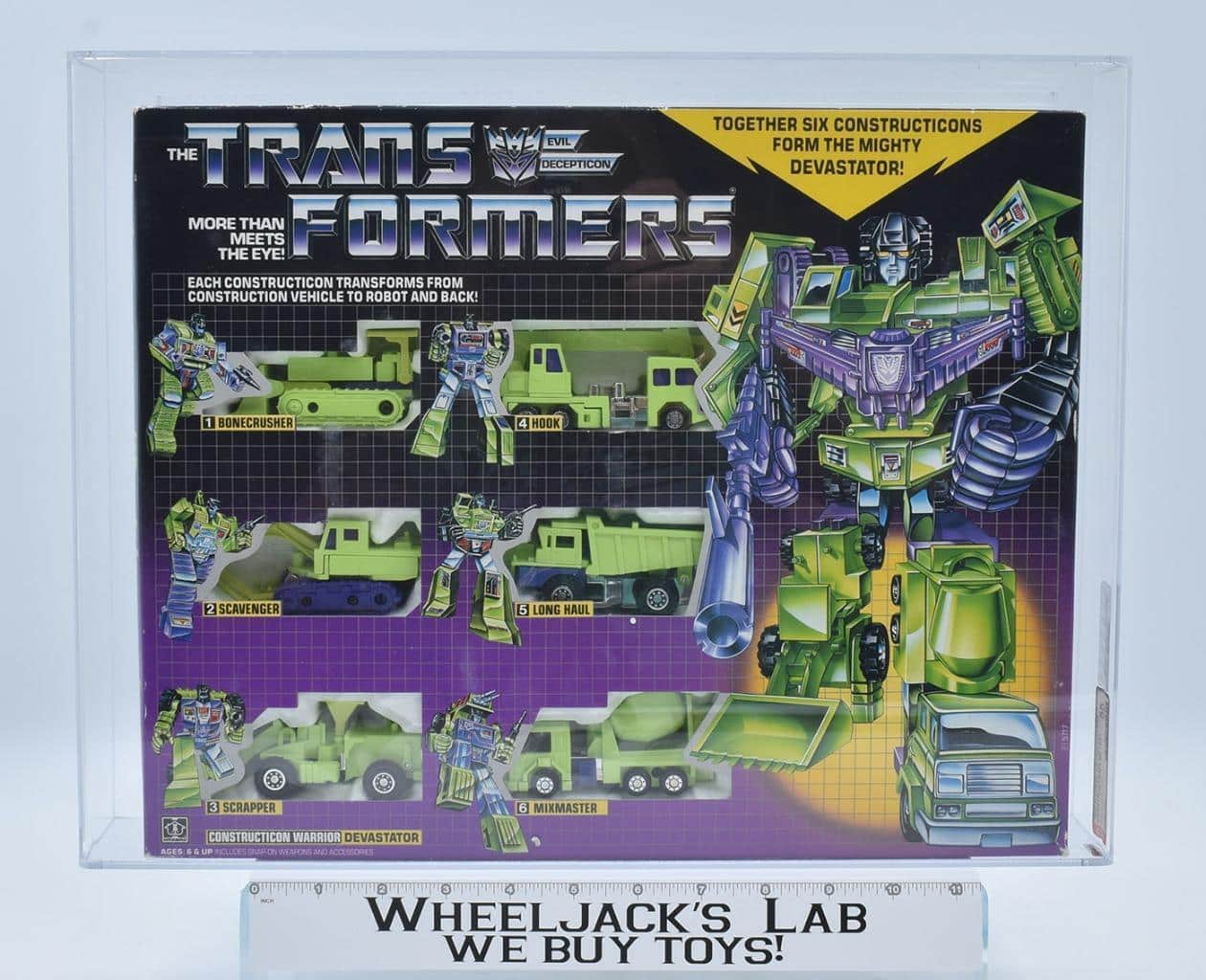 Hasbro Transformers G1 Devastator Giftset (1985) AFA – 70