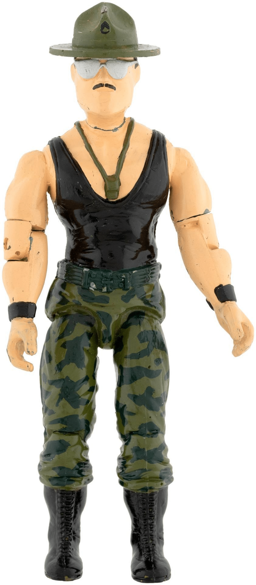 An image of an 8.5" hand-painted Sgt. Slaughter hardcopy.