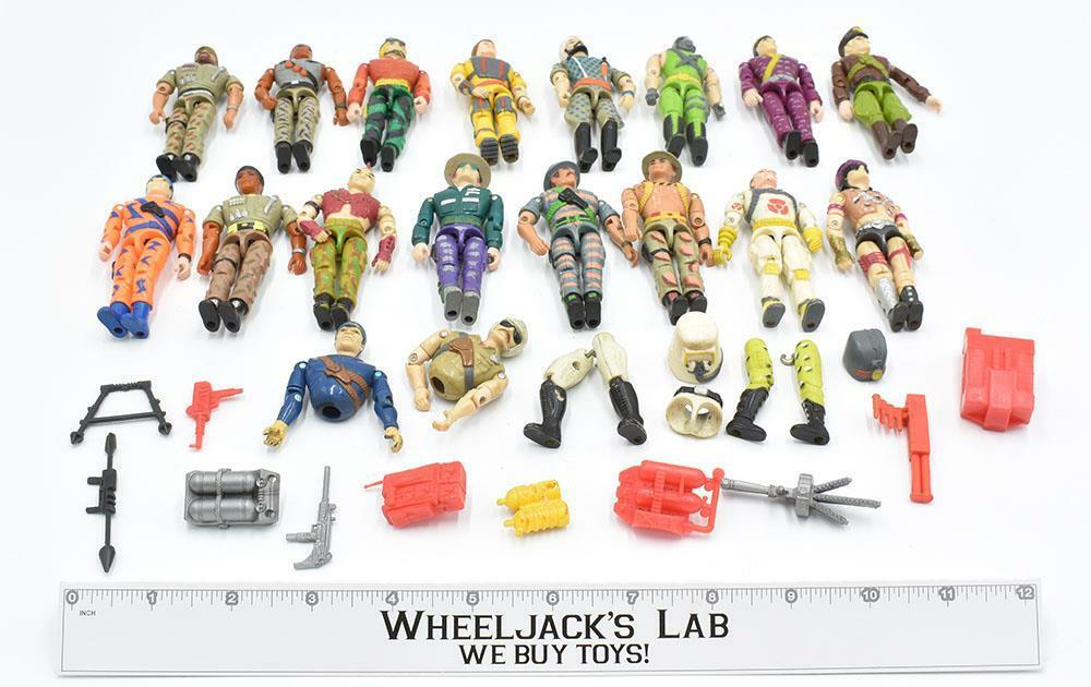 Mixed Lot of 34 Figures Accessories Parts Lanard