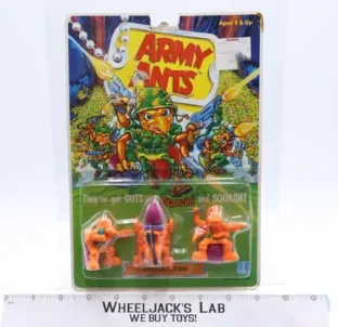 Lot of 11 Army Ants Blue & Orange 1987 Hasbro Action Figures