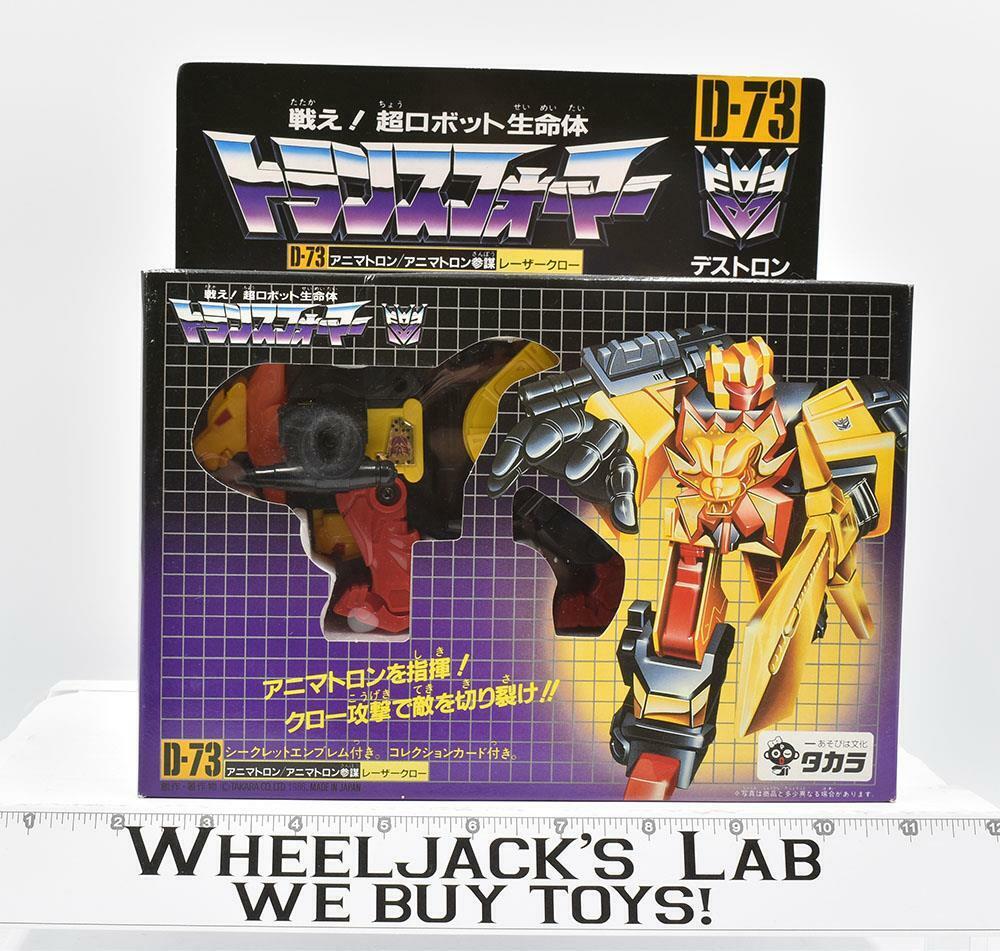 Razorclaw D-73 Takara MISB NEW 1986 Vintage G1 Transformers Action Figure Japan