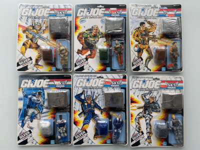 Examples of sealed G.I. Joe we buy