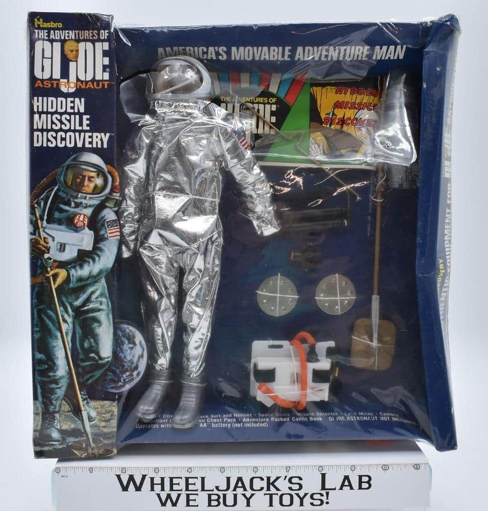 Astronaut Hidden Missile Discovery G.I. Joe 1970 Hasbro NEW SEALED