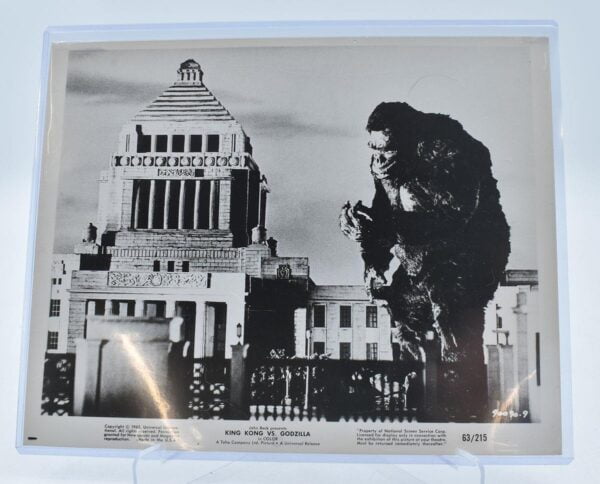 King Kong vs Godzilla 1962 Sci-Fi Movie Still Black & White 8×10 Photograph main image