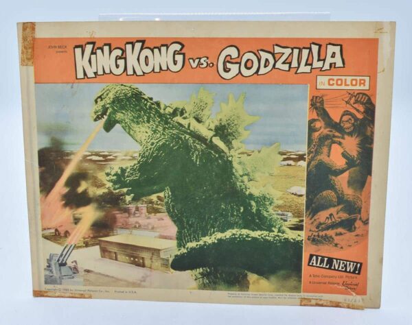 King Kong vs. Godzilla 1963 Sci-Fi/Horror Movie Lobby Card Poster 11×14 main image