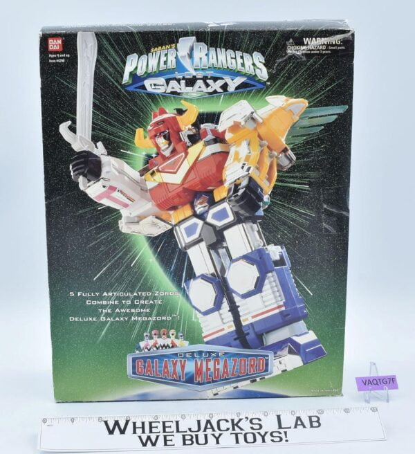 Saban’s Power Rangers Lost Galaxy Deluxe Galaxy Megazord 1998 MIB Bandai main image