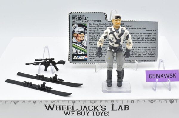 Windchill V1 100% Complete G.I. Joe 1989 Hasbro Vintage  Action Figure main image