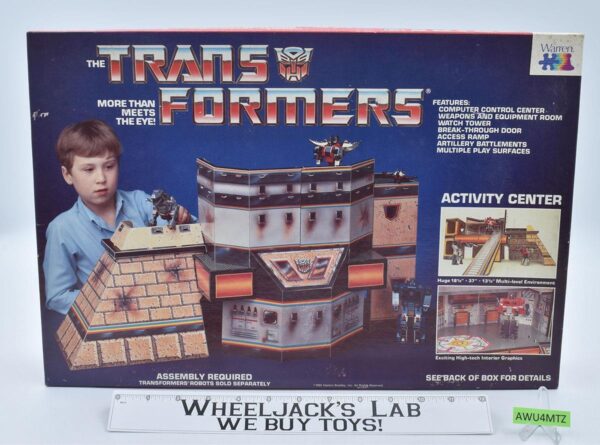 Activity Command Center Playset G1 Transformers 1985 Hasbro Warren Action Figure main image