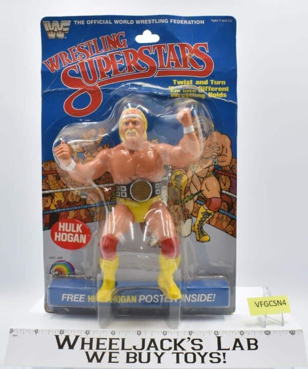 Hulk Hogan Wrestling Superstars WWF 1985 LJN 8″ Action Figure MOSC NEW SEALED main image