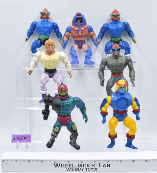 Lot of 7 He-Man Masters Of The Universe MOTU Vintage 1980’s Mattel Figures main image