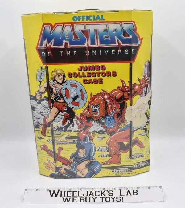 Action Figure Jumbo Collectors Case 1984 MOTU Mattel Masters of the Universe main image