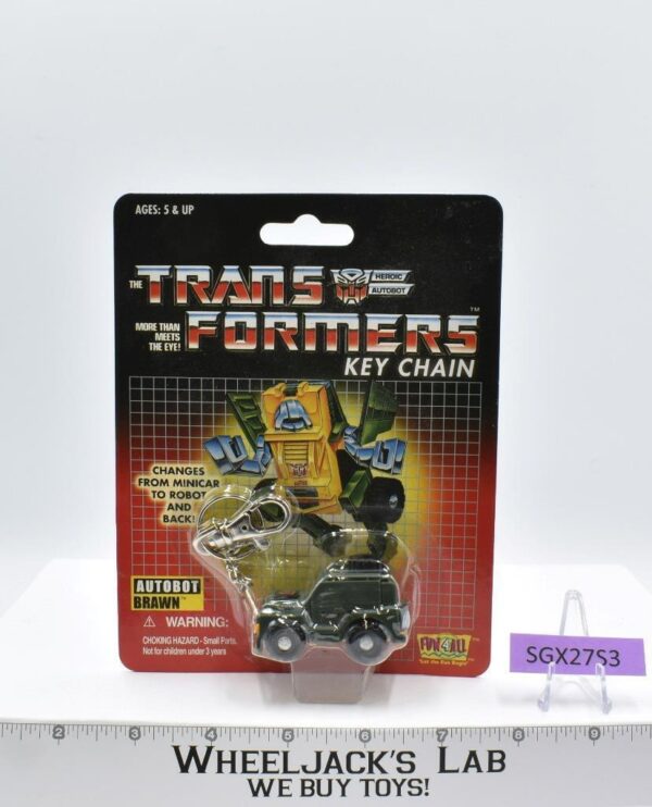 Brawn Autobot Keychain Transformers G1 Reissue 2002 Hasbro NEW MOSC main image