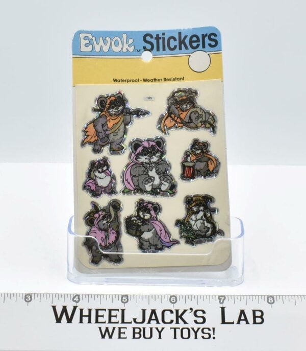 Ewok Stickers Drawing Board 1983 MOSC Vintage main image